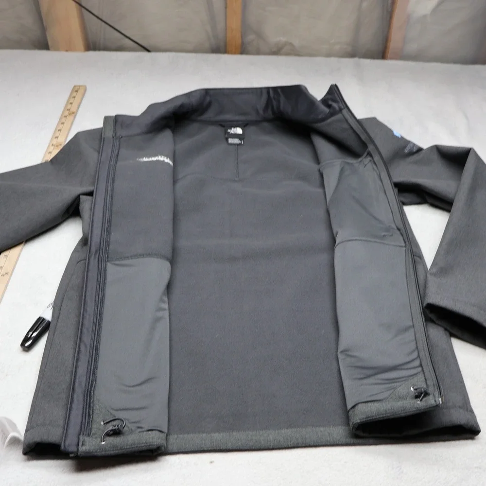 North Face Jacket Men Large Grey Apex Bionic Windwall Softshell Rain Hiking LOGO